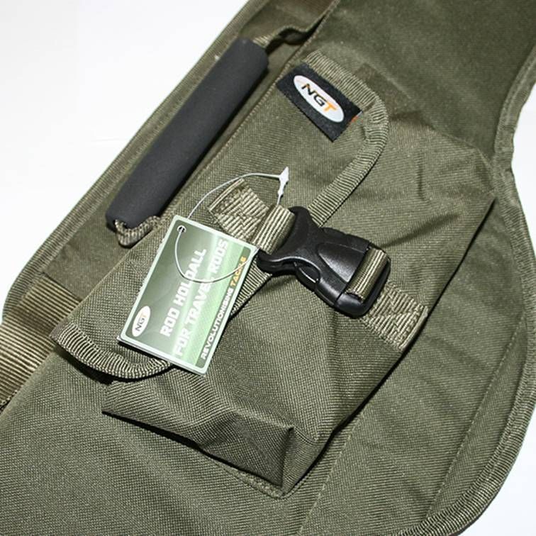 Fishing Travel Rod Holdall Bag Case For Travel Telescopic Fishing Rods NGT 479 eBay